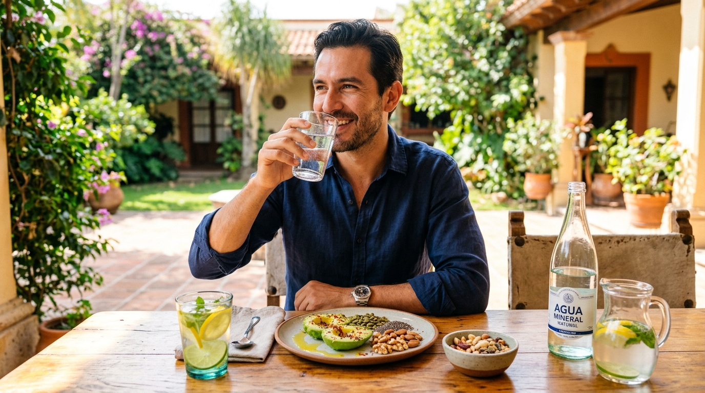 Nutrición e hidratación para hombres