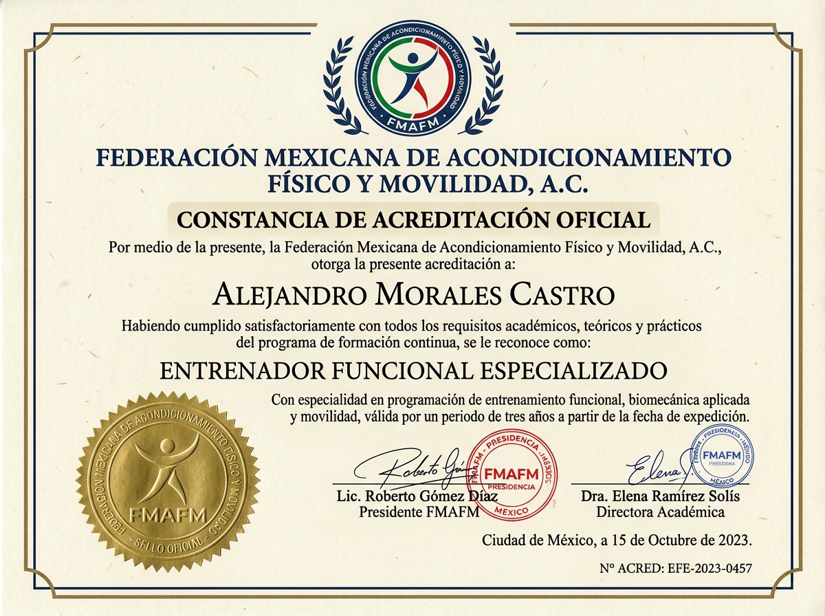 Acreditación FMAFM